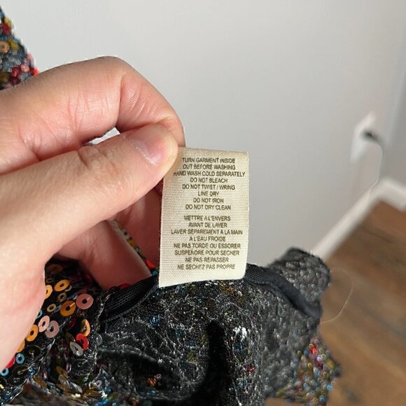 Free People sequin sheer mini dress - Picture 5 of 6